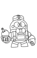 Brawl Stars kleurplaat 21